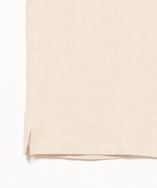 BEAMS F（ビームスエフ）の「*A VONTADE / リネン イタリアンカラー ショートスリーブシャツ（シャツ/ブラウス・メンズ・ブラック/オフホワイト・S/M/L）」の5枚目の写真