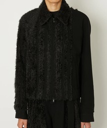 TAAKK | 【TAAKK】FUR TWEED ZIP BLOUSON(ブルゾン)
