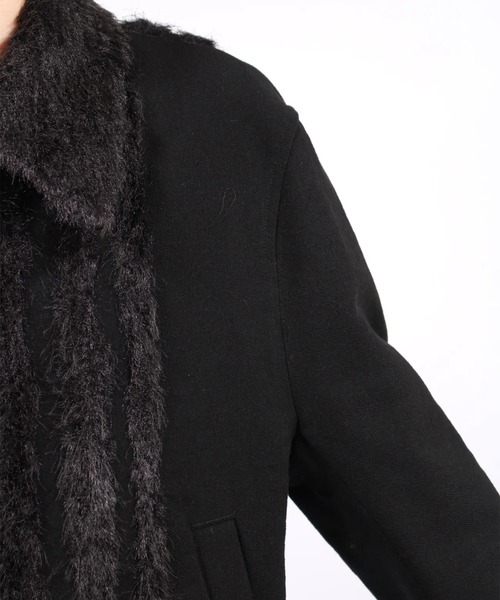 TAAKK】FUR TWEED ZIP BLOUSON（ブルゾン）｜TAAKK（ターク）の