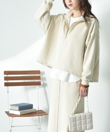 INTERPLANET | 【ＣＬＯＣＨＥ】ハーフＺＩＰ裏起毛プルオーバー(スウェット)