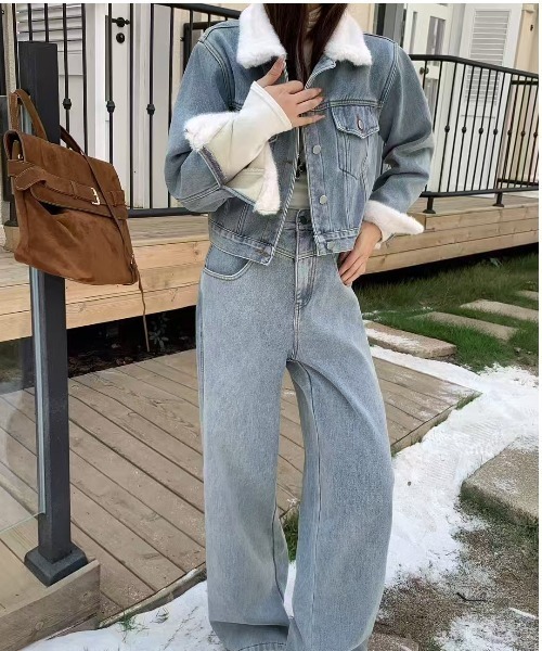 セール】冬活躍ボアデニムセットアップ（セットアップ）｜FAVORITO