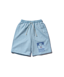 AECA（エイカ）の「AECA SIGN SWEAT SHORTS-WASHED BLUE（その他パンツ）」