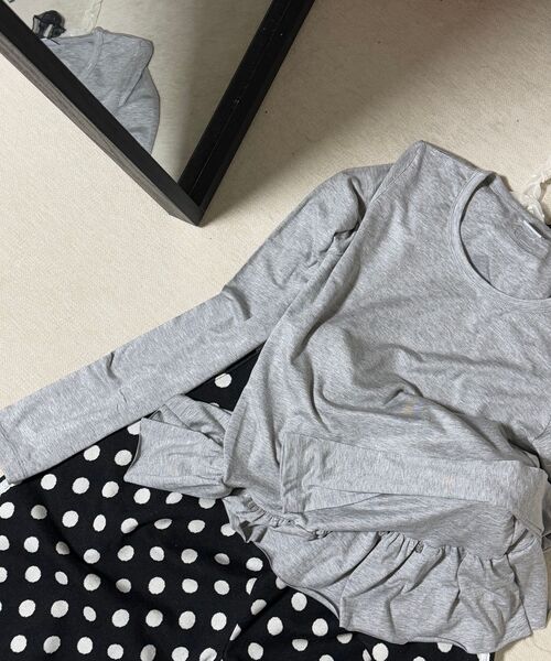 RONRON(ロンロン)の「RIBBON HEART PATTERN HAIRY KNIT PULLOVER BLACK RED(ニット/セーター・レディース・その他・FREE)」の6枚目の写真