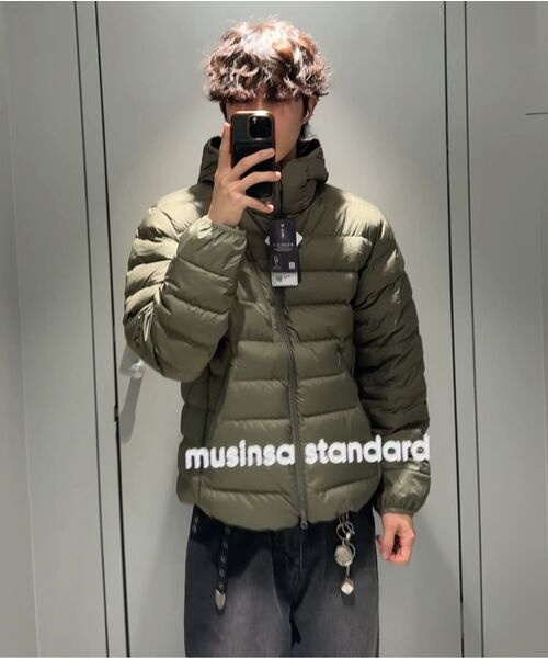 MUSINSA STANDARD（ムシンサスタンダード）の「ストライプリラックスドクルーネック長袖Tシャツ[ブラック]（Tシャツ/カットソー・メンズ・その他・SMALL/MEDIUM/LARGE/X-LARGE/XX-LARGE）」の13枚目の写真