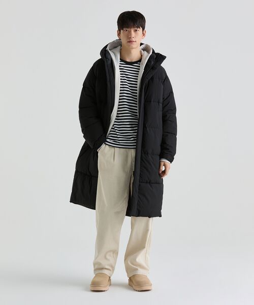 MUSINSA STANDARD（ムシンサスタンダード）の「ストライプリラックスドクルーネック長袖Tシャツ[ブラック]（Tシャツ/カットソー・メンズ・その他・SMALL/MEDIUM/LARGE/X-LARGE/XX-LARGE）」の22枚目の写真