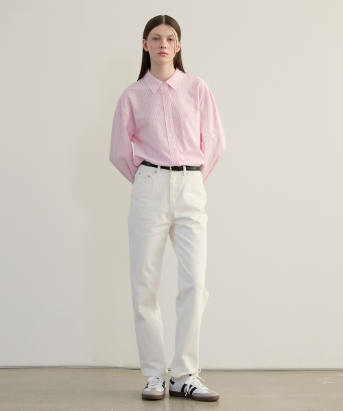 TTUDEMENT(トュードメント)の「WASHING DENIM PANTS WHITE(デニムパンツ・レディース・その他・SMALL/MEDIUM)」の1枚目の写真