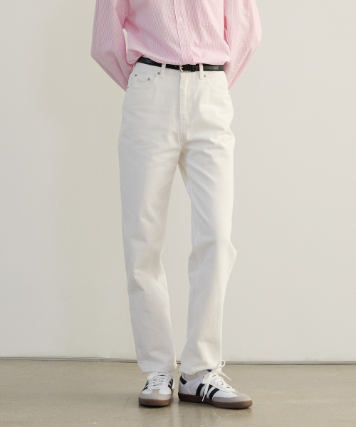 TTUDEMENT(トュードメント)の「WASHING DENIM PANTS WHITE(デニムパンツ・レディース・その他・SMALL/MEDIUM)」の3枚目の写真