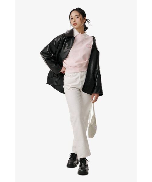 TTUDEMENT(トュードメント)の「WASHING DENIM PANTS WHITE(デニムパンツ・レディース・その他・SMALL/MEDIUM)」の2枚目の写真