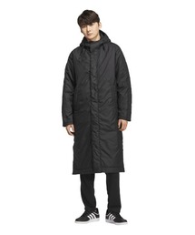 アディダス adidas スリーストライプス ルーズフィット ロング ボアコート
