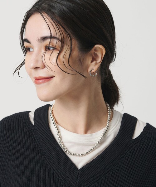 BEAUTY&YOUTH UNITED ARROWS（ビューティーアンドユースユナイテッドアローズ）の「ボールチェーン 4連ネックレス（ネックレス・レディース・シルバー・FREE）」の3枚目の写真