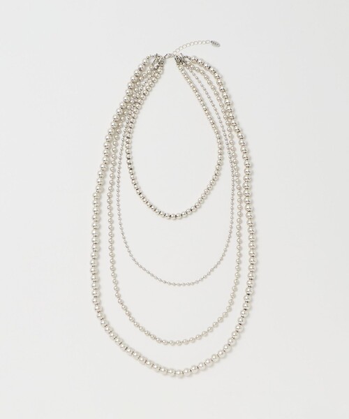 BEAUTY&YOUTH UNITED ARROWS（ビューティーアンドユースユナイテッドアローズ）の「ボールチェーン 4連ネックレス（ネックレス・レディース・シルバー・FREE）」の5枚目の写真