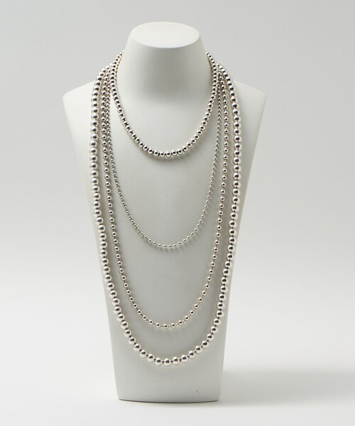 BEAUTY&YOUTH UNITED ARROWS（ビューティーアンドユースユナイテッドアローズ）の「ボールチェーン 4連ネックレス（ネックレス・レディース・シルバー・FREE）」の14枚目の写真