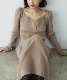 CODE A | femi rib knit dress(ワンピース)