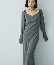 CODE A（コードエー）の「femi rib knit dress（ワンピース）」