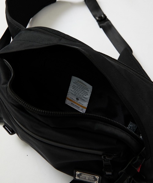 AS2OV（アッソブ）の「CORDURA DOBBY 305D WAIST-BLACK（ボディバッグ/ウエストポーチ・メンズ・ブラック・FREE）」の5枚目の写真