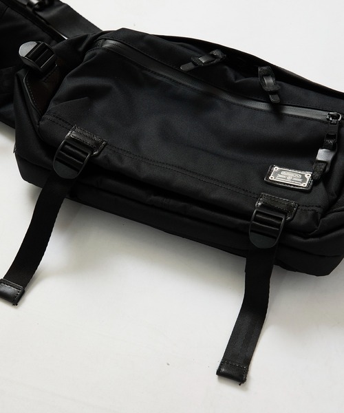 AS2OV（アッソブ）の「CORDURA DOBBY 305D WAIST-BLACK（ボディバッグ/ウエストポーチ・メンズ・ブラック・FREE）」の3枚目の写真