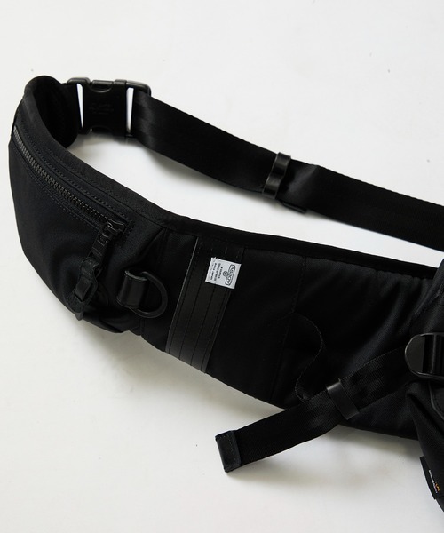 AS2OV（アッソブ）の「CORDURA DOBBY 305D WAIST-BLACK（ボディバッグ/ウエストポーチ・メンズ・ブラック・FREE）」の6枚目の写真