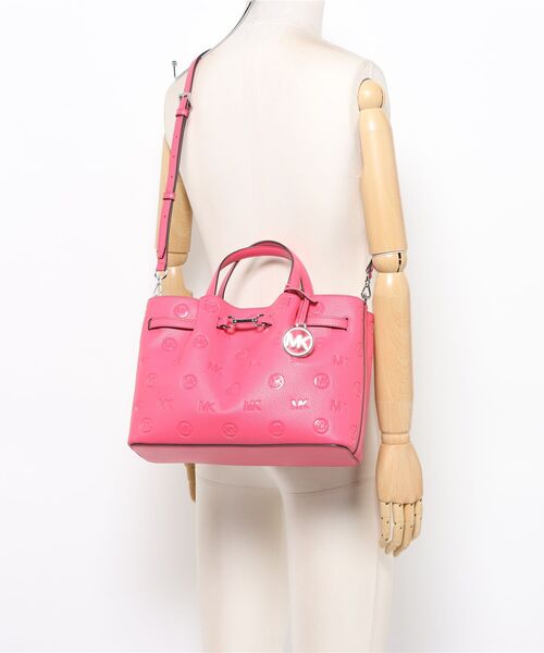 MICHAEL KORS(マイケルコース)の「CARSON MD CZ SATCHEL サッチェル(ハンドバッグ・レディース・ピンク系・FREE)」の5枚目の写真