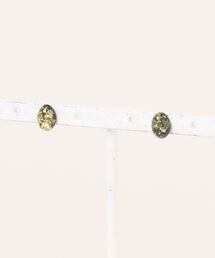 September/オニキス＋コッパーoval  pierce
