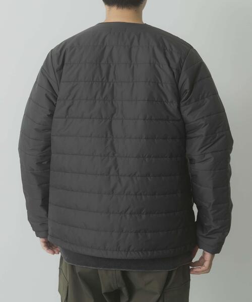 ITEMS URBANRESEARCH（アイテムズ アーバンリサーチ）の「『静電気防止/撥水/防水』高機能 パデッドジャケット（ダウンジャケット/コート・メンズ・ダークグレー/ブラック・MEDIUM/LARGE）」の5枚目の写真