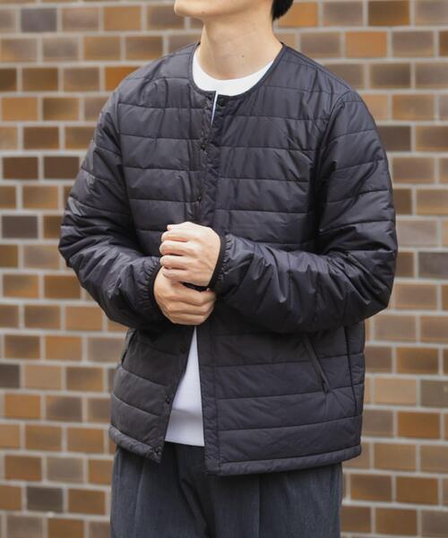 ITEMS URBANRESEARCH（アイテムズ アーバンリサーチ）の「『静電気防止/撥水/防水』高機能 パデッドジャケット（ダウンジャケット/コート・メンズ・ダークグレー/ブラック・MEDIUM/LARGE）」の14枚目の写真