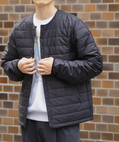 ITEMS URBANRESEARCH（アイテムズ アーバンリサーチ）の「『静電気防止/撥水/防水』高機能 パデッドジャケット（ダウンジャケット/コート・メンズ・ダークグレー/ブラック・MEDIUM/LARGE）」の15枚目の写真