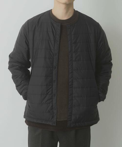 ITEMS URBANRESEARCH（アイテムズ アーバンリサーチ）の「『静電気防止/撥水/防水』高機能 パデッドジャケット（ダウンジャケット/コート・メンズ・ダークグレー/ブラック・MEDIUM/LARGE）」の20枚目の写真