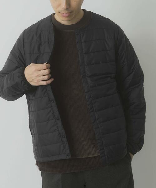 ITEMS URBANRESEARCH（アイテムズ アーバンリサーチ）の「『静電気防止/撥水/防水』高機能 パデッドジャケット（ダウンジャケット/コート・メンズ・ダークグレー/ブラック・MEDIUM/LARGE）」の21枚目の写真