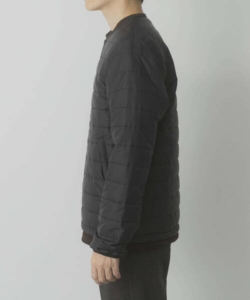 ITEMS URBANRESEARCH(アイテムズ アーバンリサーチ)の「『静電気防止/撥水/防水』高機能 パデッドジャケット(ダウンジャケット/コート・メンズ・ダークグレー/ブラック・MEDIUM/LARGE)」の12枚目の写真