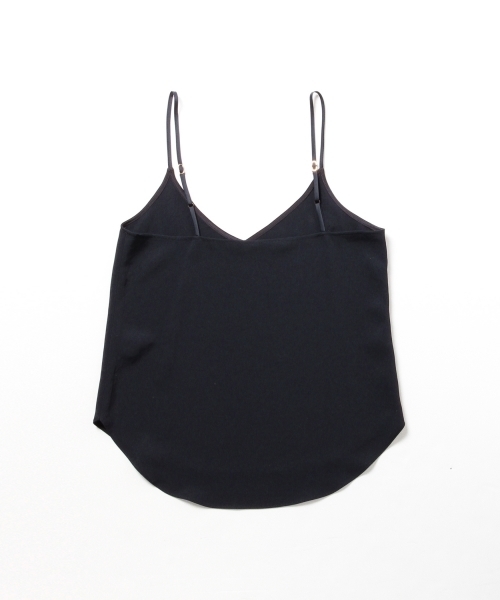 ELIN（エリン）の「ELIN / Vネック キャミソール（キャミソール・レディース・ホワイト/ネイビー・38/36）」の9枚目の写真