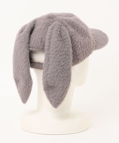 CA4LA（カシラ）の「HK RABBIT FUR（キャップ・レディース・グレー/ブラック/ホワイト・ONESIZE）」の10枚目の写真