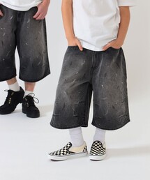 こども ビームス（コドモビームス）の「BEAMS × こども ビームス / クォーターレングス ペインター ワイド デニムパンツ 2026（110～160cm）（デニムパンツ）」