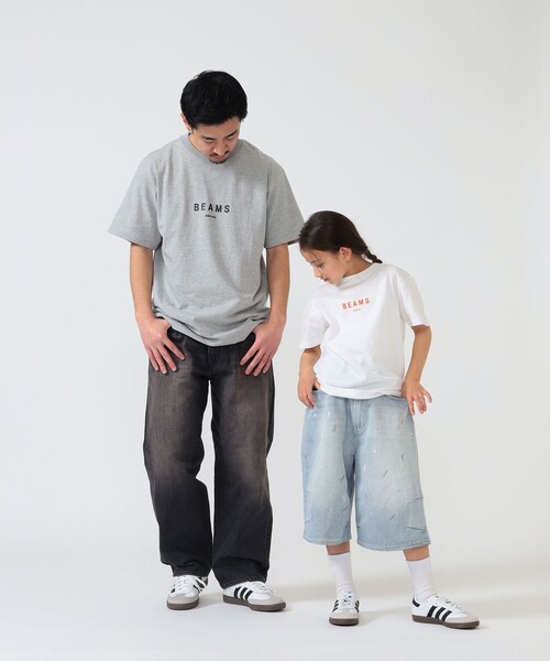 こども ビームス(コドモビームス)の「BEAMS × こども ビームス / クォーターレングス ペインター ワイド デニムパンツ 2026(110~160cm)(デニムパンツ・キッズ・サックスブルー/ブラック・S(110-120)/M(130-140))」の21枚目の写真