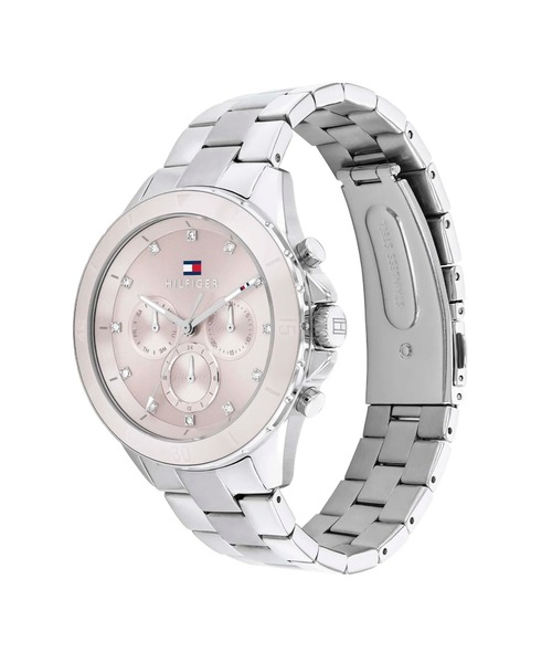 TOMMY HILFIGER(トミーヒルフィガー)の「【TOMMY HILFIGER】トミーヒルフィガー クォーツ 腕時計 ユニセックス(アナログ腕時計・レディース・ブルー/ピンク・FREE)」の4枚目の写真