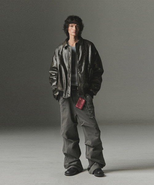 NOT4NERD（ノットフォーナード）の「Stair Shirred Flare Fit Cotton Pants - Charcoal（その他パンツ・レディース・その他・MEDIUM/LARGE/X-LARGE）」の6枚目の写真