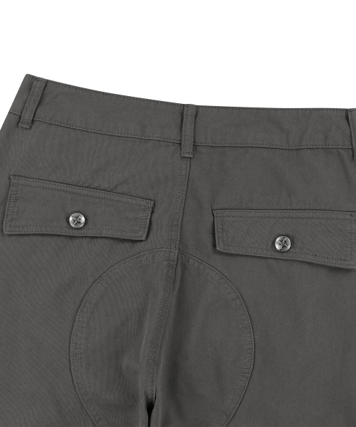 NOT4NERD（ノットフォーナード）の「Stair Shirred Flare Fit Cotton Pants - Charcoal（その他パンツ・レディース・その他・MEDIUM/LARGE/X-LARGE）」の9枚目の写真