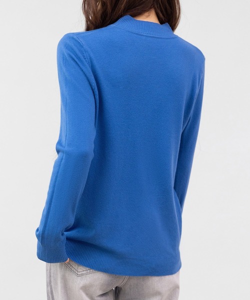 DAY CLOSET（デイ クローゼット）の「何気ない日も、きれいに見せる。長袖ハイネックリブニットトップス レディース（ニット/セーター・レディース・グレー/ホワイト/ダークブラウン/レッド・FREE）」の20枚目の写真