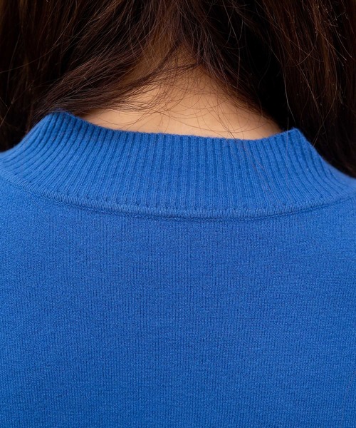 DAY CLOSET（デイ クローゼット）の「何気ない日も、きれいに見せる。長袖ハイネックリブニットトップス レディース（ニット/セーター・レディース・グレー/ホワイト/ダークブラウン/レッド・FREE）」の13枚目の写真