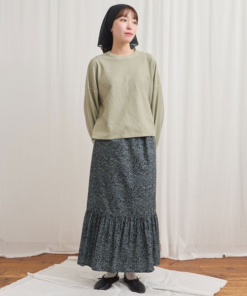 fig Ｌondon（フィグロンドン）の「pigment bio pullover（スウェット・レディース・パープル/グリーン/ピンク・FREE）」の12枚目の写真