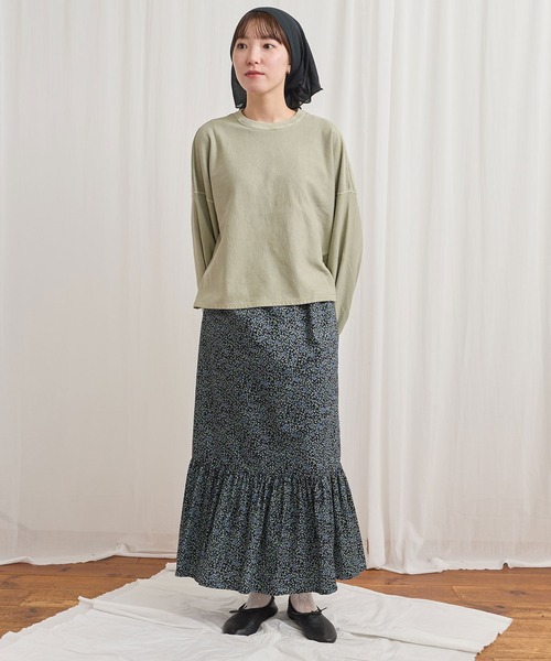 fig Ｌondon（フィグロンドン）の「pigment bio pullover（スウェット・レディース・パープル/グリーン/ピンク・FREE）」の13枚目の写真