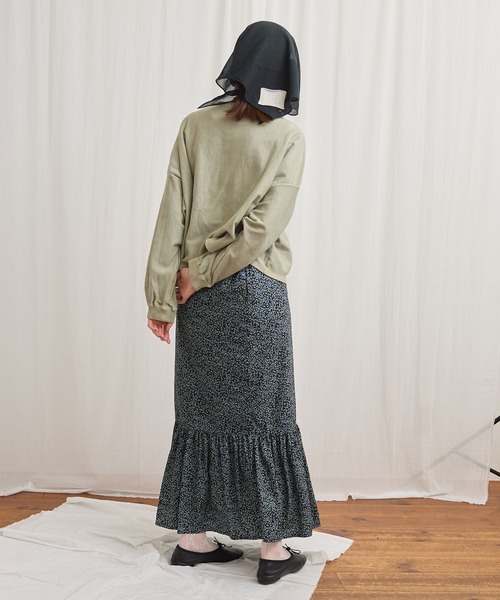 fig Ｌondon（フィグロンドン）の「pigment bio pullover（スウェット・レディース・パープル/グリーン/ピンク・FREE）」の16枚目の写真