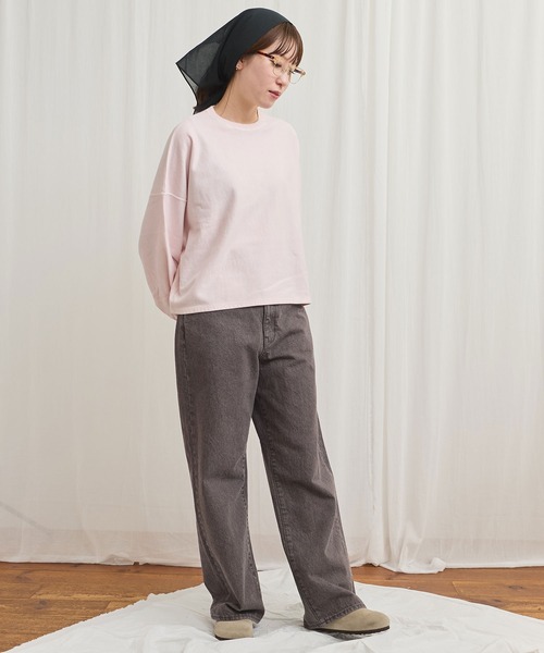 fig Ｌondon（フィグロンドン）の「pigment bio pullover（スウェット・レディース・パープル/グリーン/ピンク・FREE）」の22枚目の写真