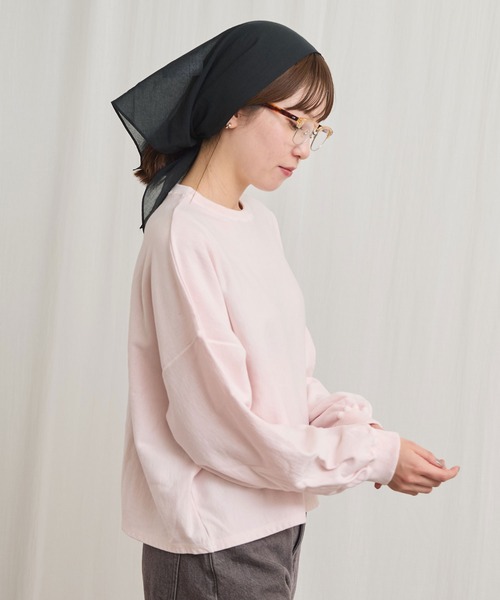 fig Ｌondon（フィグロンドン）の「pigment bio pullover（スウェット・レディース・パープル/グリーン/ピンク・FREE）」の18枚目の写真