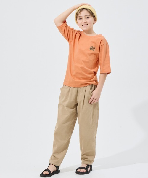 KRIFF MAYER Kid's Collection(クリフメイヤーキッズコレクション)の「【綿100%・5分袖】楽LUCK五分袖Tシャツ(BUS)(Tシャツ/カットソー・キッズ・オフホワイト/ミント/オレンジ/チャコール・160/150/140/130/120/170)」の9枚目の写真