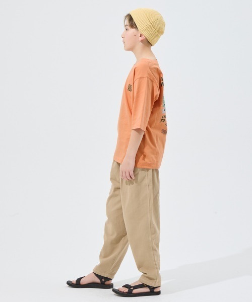 KRIFF MAYER Kid's Collection(クリフメイヤーキッズコレクション)の「【綿100%・5分袖】楽LUCK五分袖Tシャツ(BUS)(Tシャツ/カットソー・キッズ・オフホワイト/ミント/オレンジ/チャコール・160/150/140/130/120/170)」の10枚目の写真