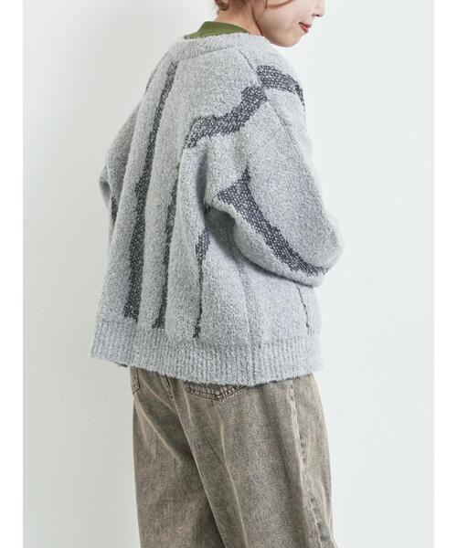 セール】前後2wayジャカード柄ニット（ニット/セーター）｜SM2