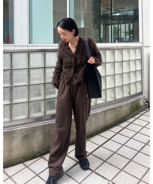 EFOLE(エフォル)の「【大容量/PC・A4収納/肩掛け】Azusa×EFOLE コラボ シンプルワンショルダーバッグ(ショルダーバッグ・レディース・ブラック/ブラウン・FREE)」の4枚目の写真