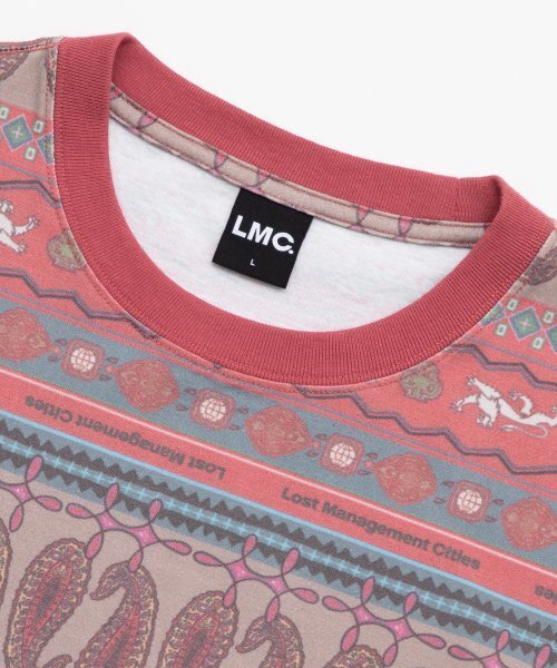 LMCの「LMC ETHNIC PAISLEY STRIPE TEE red(Tシャツ/カットソー・レディース・その他・SMALL/LARGE)」の8枚目の写真