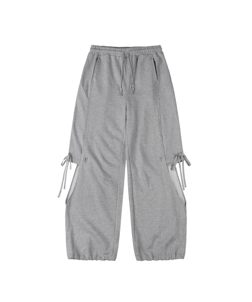 TUOMIO（トゥオミオ）の「DOUBLE LAYERED SWEATPANTS [HEATHER GREY]（その他パンツ・レディース・その他・F）」の3枚目の写真
