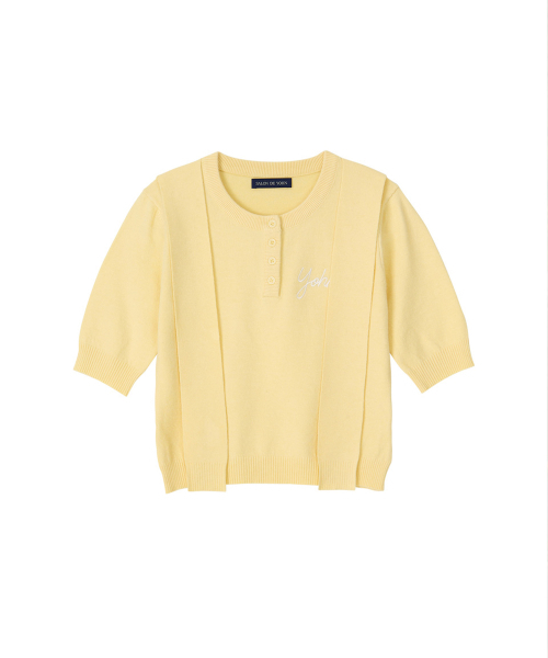 SALON DE YOHN（サロンドヨーン）の「Harbor Shawl Knit_ Butter（ニット/セーター・レディース・その他・SMALL/MEDIUM）」の4枚目の写真